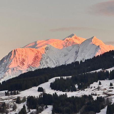 Chalet A Megeve-Vauvray - Grands Appartements , Vue Mont Blanc Demi-Quartier Zewnętrze zdjęcie