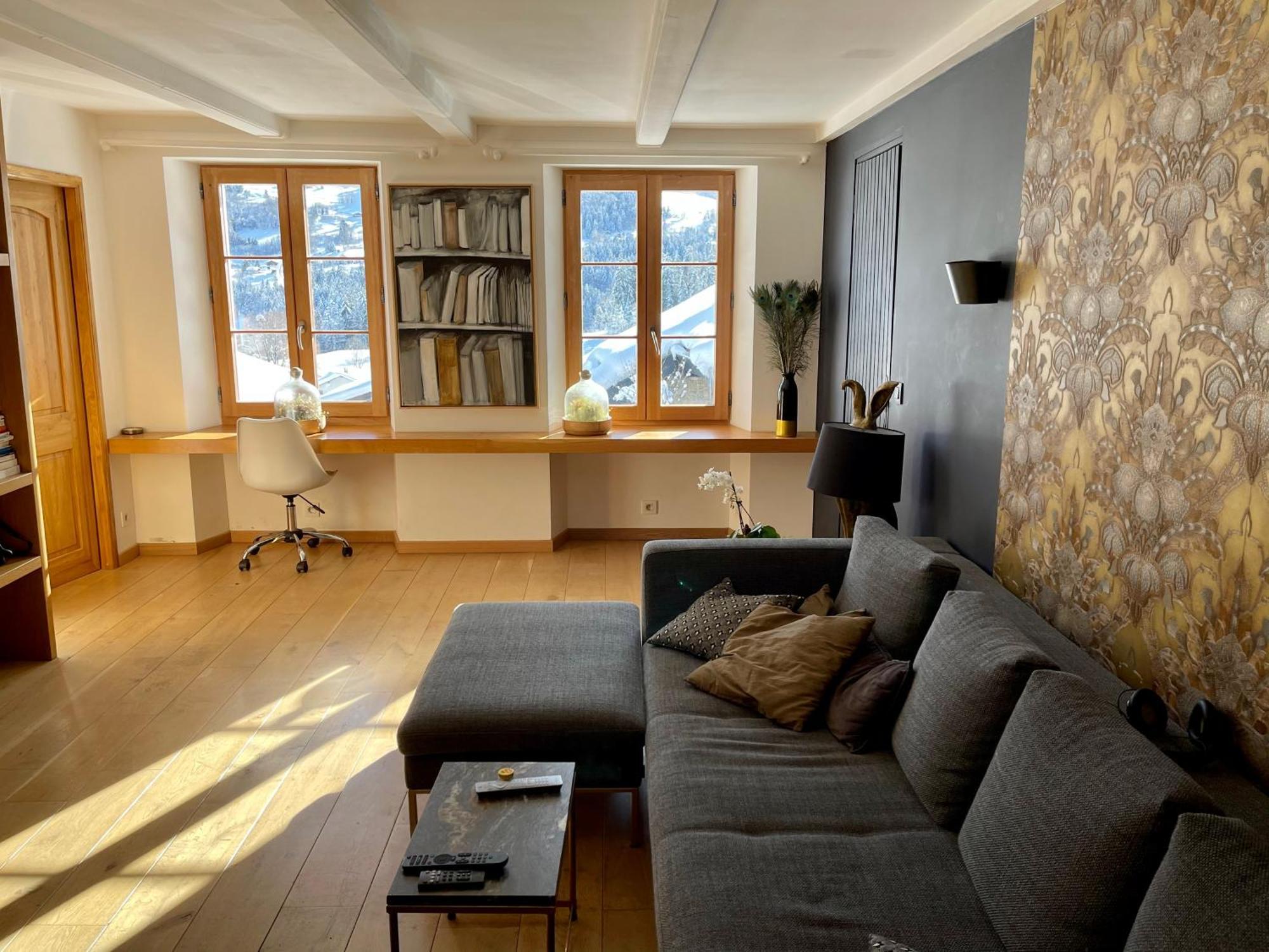 Chalet A Megeve-Vauvray - Grands Appartements , Vue Mont Blanc Demi-Quartier Zewnętrze zdjęcie